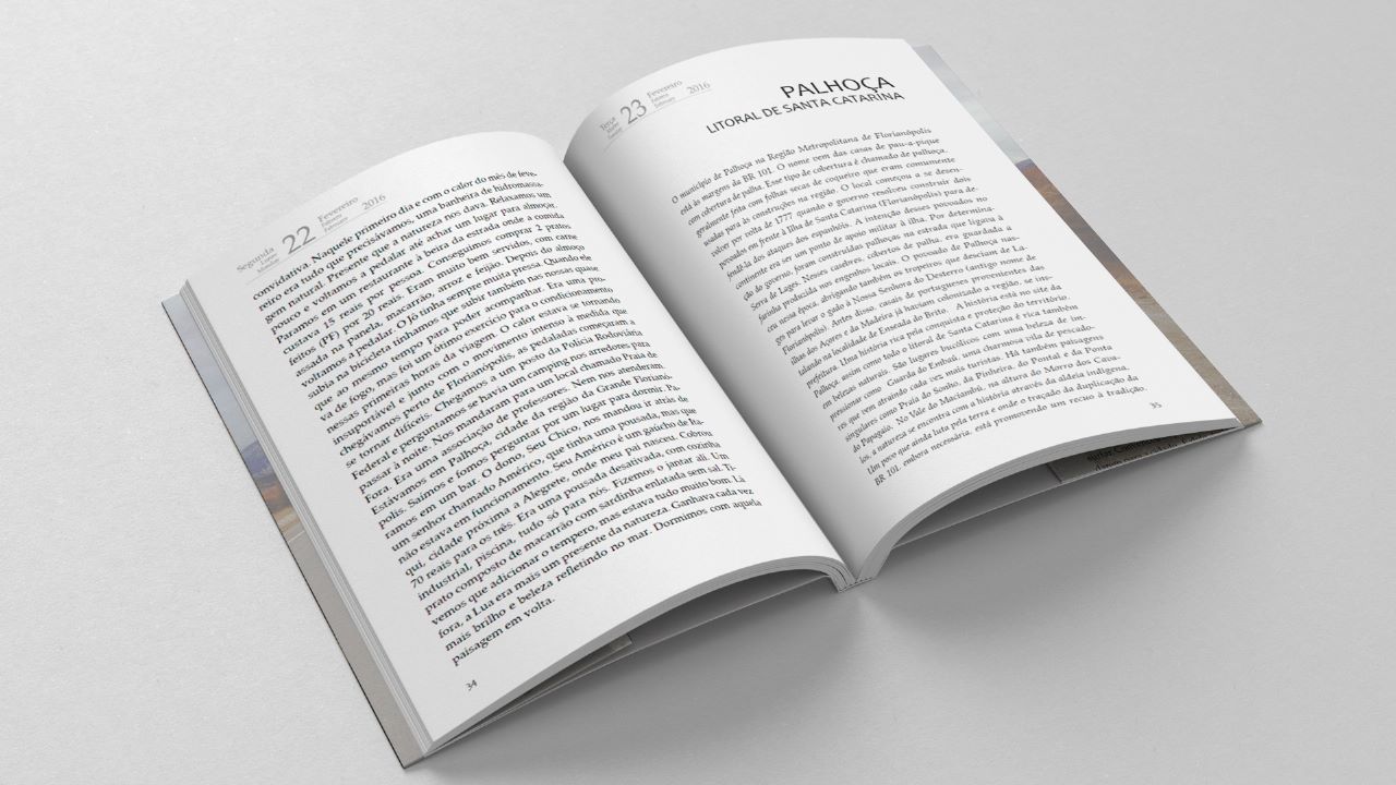 Diagramação de livro físico